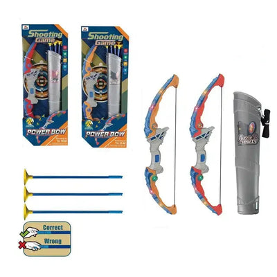 LED Light Up Archery Set Game Toy | Bow and Arrow Toys for Kids