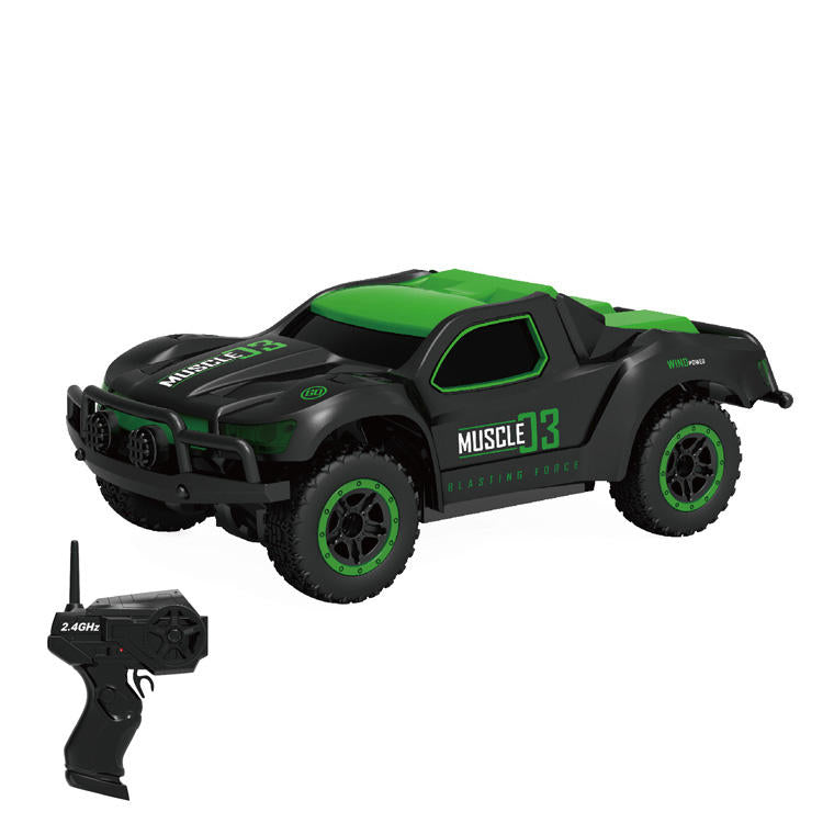 1:43 Scale 2.4G 4WD RC Drift Car – Electric Powered, App-Controlled, Off-Road Racing with LED Lights