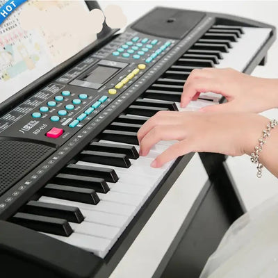 Educational 61 Keys Electronic Piano Synthesizer | Musical Keyboard Organ with Speaker