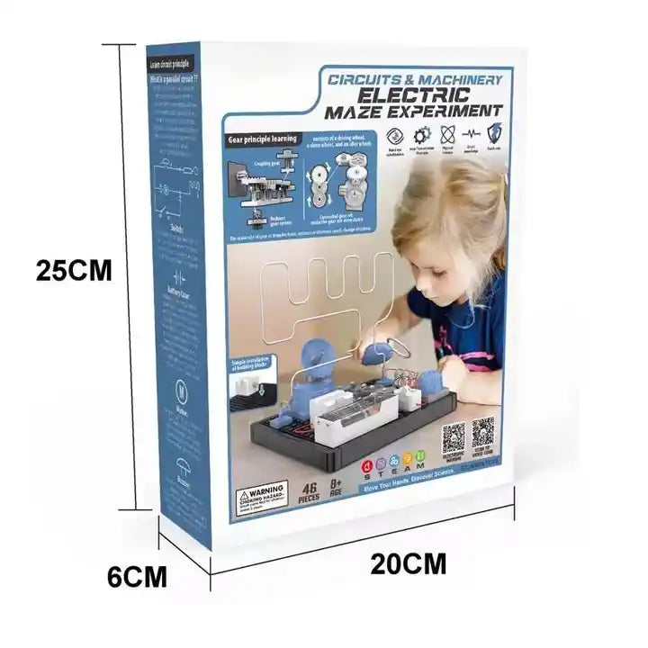 DIY Snapping Electronic Touch Maze: STEM Physics Experiment Kit for Young Explorers