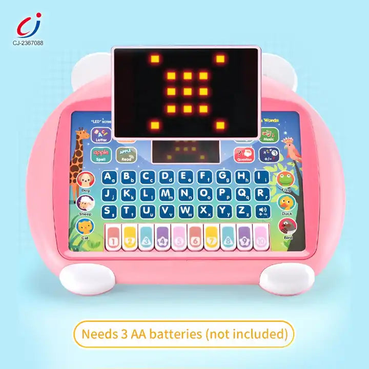 Kids Early Learning Machine | Multifunctional Educational Laptop with LED Display