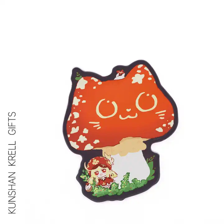 Cute Cartoon Charm Acrylic Fridge Magnet Logo Design Souvenir