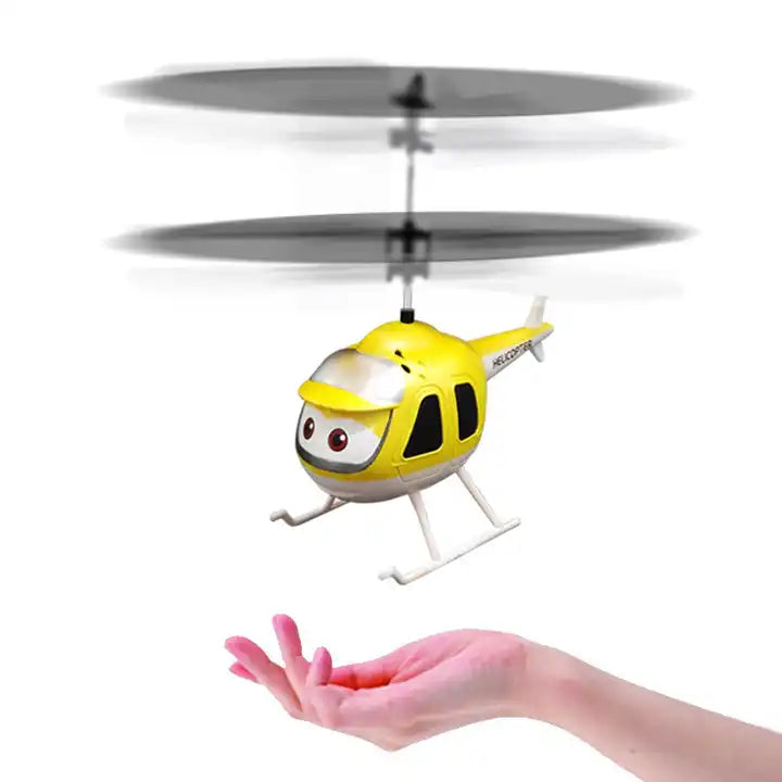 USB Rechargeable Small RC Helicopter  Induction Flying Toy with Light