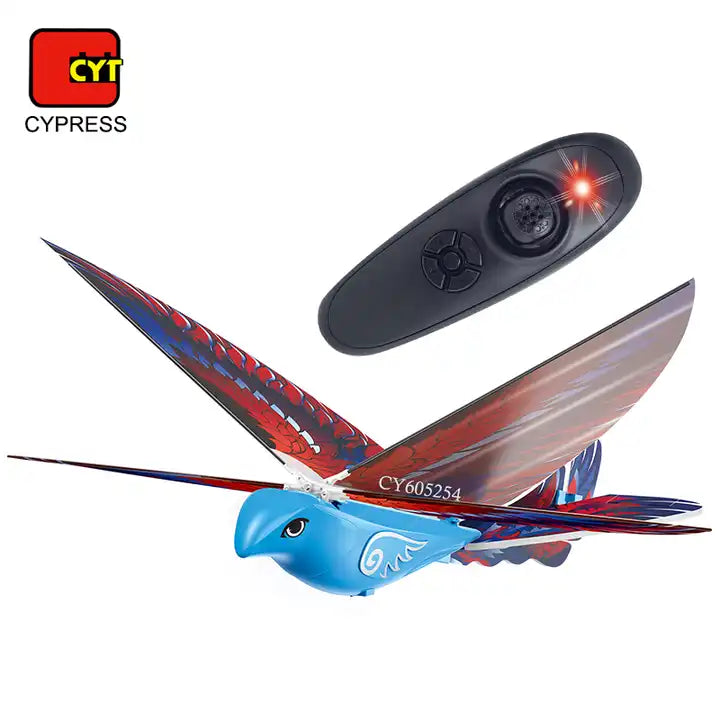 2.4GHz Flying RC Bird Toy - Easy to Fly Remote Control Bird Model with Lights