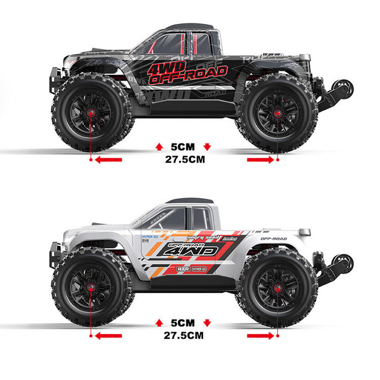 MJX 10208-2 1/10 Scale RC Off-Road Crawler Truck – Electric High-Speed 3CH 2.4G Remote Control, Metal Gear & Shock Absorbers, 5000mAh Battery Included