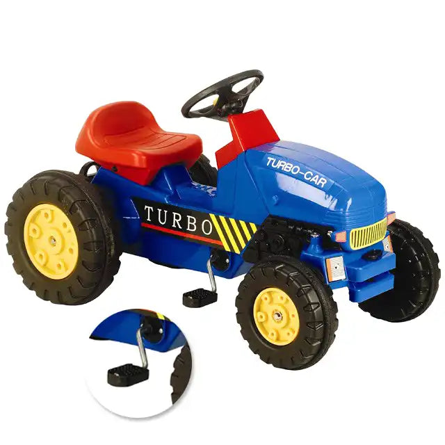 Plastic Pedal Ride-On Tractor for Kids - Durable and Fun Outdoor Toy