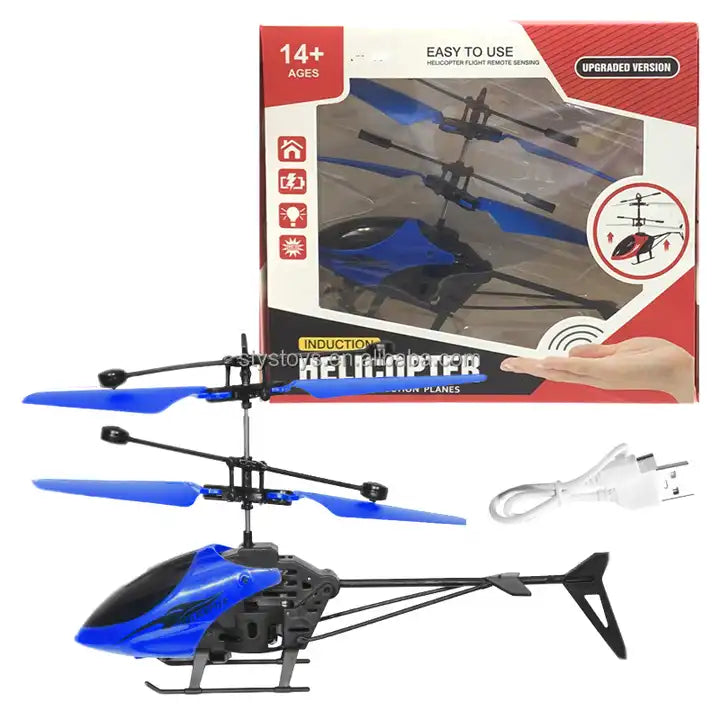 Small Package Induction Helicopter -  Price Gesture Induction Aircraft Toys for Children