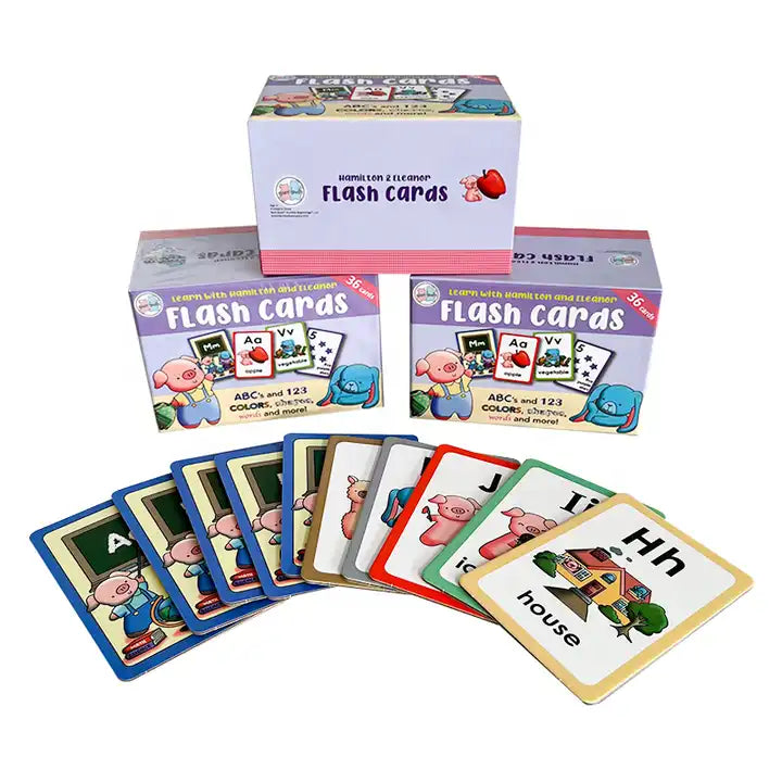 Educational Playing Game Cards: Early Cognitive Flash Cards for Kids