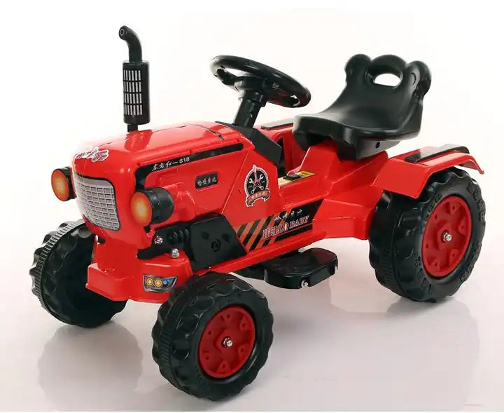 Affordable Electric Tractor Toy for Kids - Battery-Powered Excavator