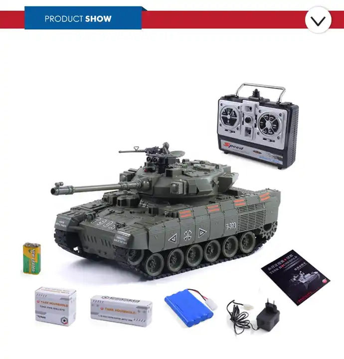 High-Quality RC Tank for 1:20 Simulation Fight - Remote Radio Control War Battle Toy with Sound