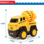 4 Channel Cartoon RC Dump Truck for Kids - Cement Truck Toy with Honking Sounds and Lights