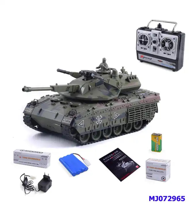 1/20 Model Military Simulation RC Tank - Tracks with Shooting Features