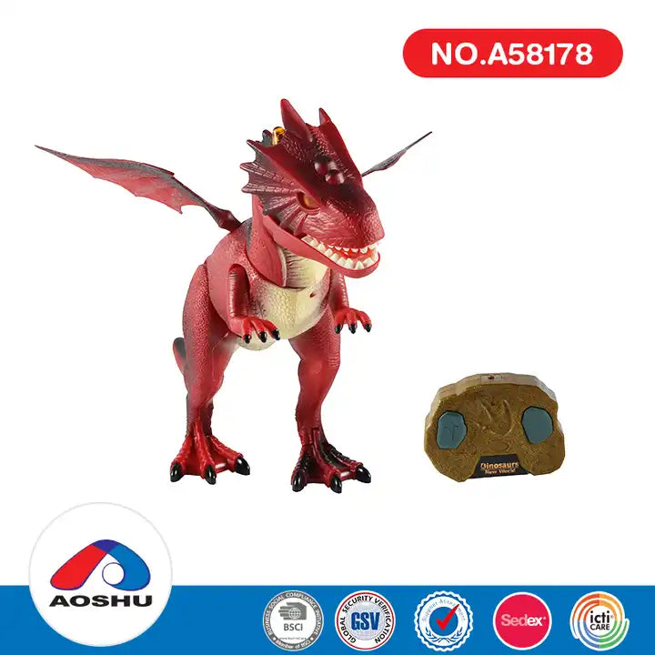 Infrared Remote Control Walking Dinosaur Toy - Exciting Kids' Interactive Dinosaur for Imaginative Play