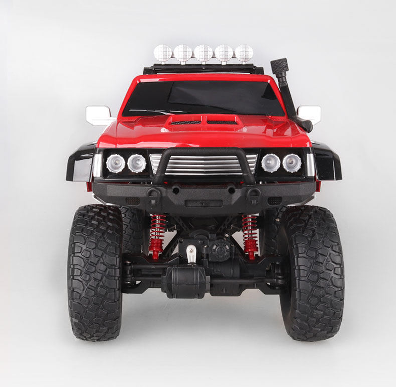 2.4G 1/8 Scale Toy RC Car - 4WD Rock Crawler Pickup Truck for Kids