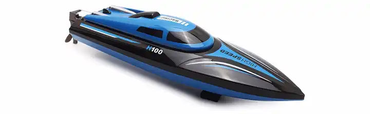 RC Boat - 2.4GHz 4 Channel High-Speed Remote Control Racing Boat with LCD Screen - Christmas Toy