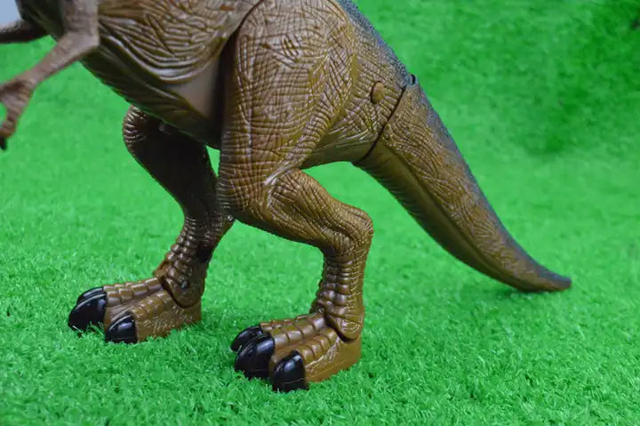 RC Walking T-Rex Dinosaur Toy - Simulated Remote Control Robot Animal for Kids Ages 5-10 Years