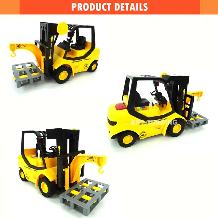 1:14 Scale Remote Control Forklift Truck - Engineering RC Vehicle with Light