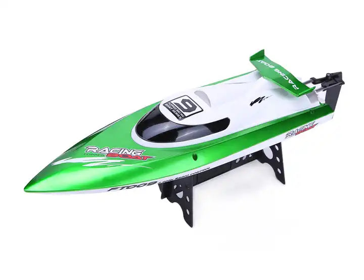 4CH 2.4GHz High-Speed RC Boat with Water Cooling System - 46cm Remote Control Racing Boat for Kids