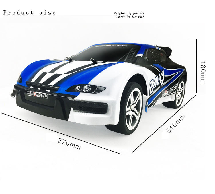 1/10 Scale 2.4G Full Proportional 4WD High-Speed RC Racing Rally Car Toy