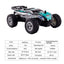 1:24 Scale High-Speed Electric RC Monster Truck - Off-Road Adventure Toy