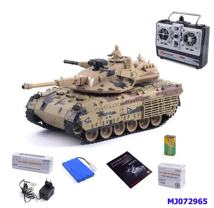 1/20 Model Military Simulation RC Tank - Tracks with Shooting Features