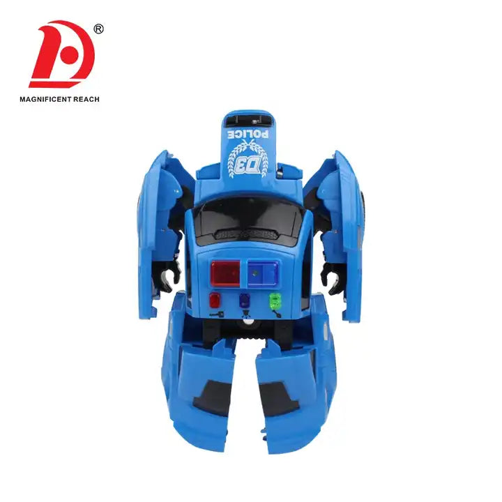 HUADA DIY One-Step Transforming Toy Car Robot Kit for Boys – Deformable Model Toy