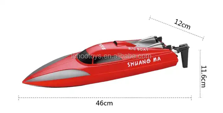 Battery Operated 2.4G 3-Channel High Speed Racing Boat 7012 – Speeds Up to 40KM/H for Summer Fun!