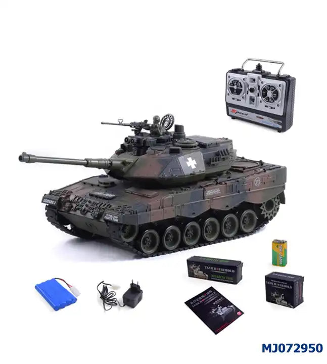 1:20 Military Simulation RC Tank with Bullet-Launching Sound - High-Quality Remote Control War Vehicle