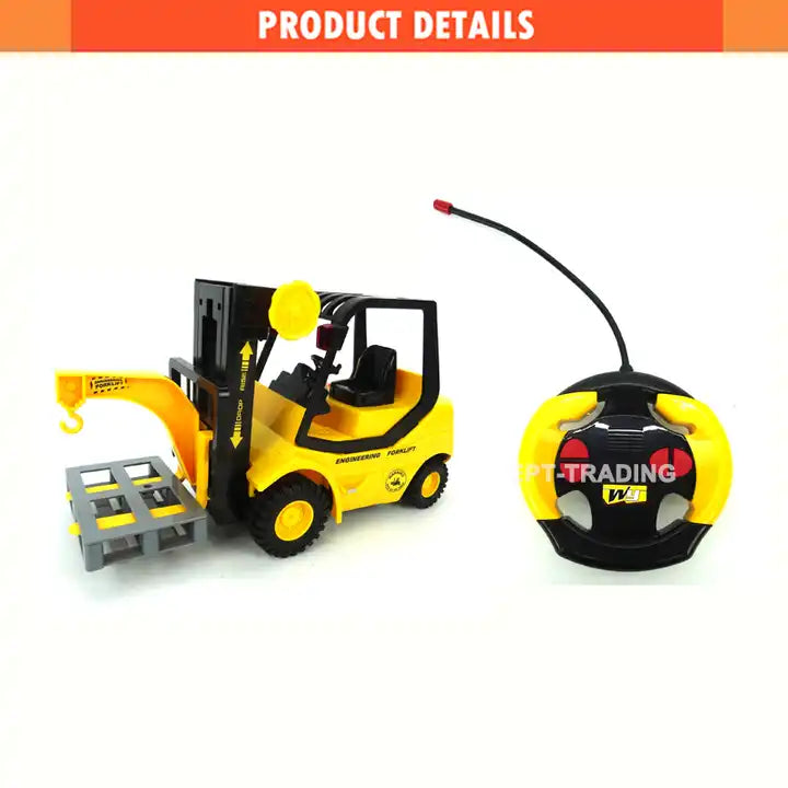 1:14 Scale Remote Control Forklift Truck - Engineering RC Vehicle with Light