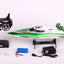 4CH 2.4GHz High-Speed RC Boat with Water Cooling System - 46cm Remote Control Racing Boat for Kids