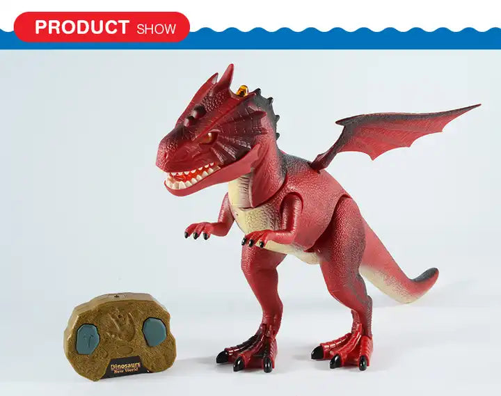 Infrared Remote Control Walking Dinosaur Toy - Exciting Kids' Interactive Dinosaur for Imaginative Play