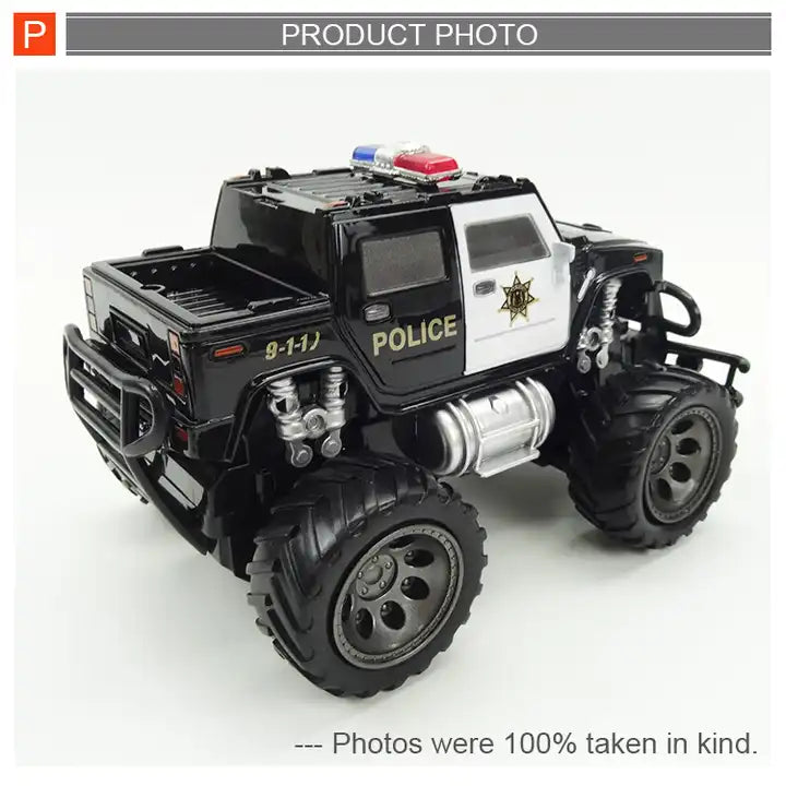 Remote Control Mini Police Truck - Kid-Friendly Drift RC Car Toy