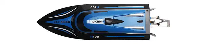 RC Boat - 2.4GHz 4 Channel High-Speed Remote Control Racing Boat with LCD Screen - Christmas Toy