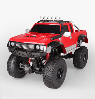 2.4G 1/8 Scale Toy RC Car - 4WD Rock Crawler Pickup Truck for Kids