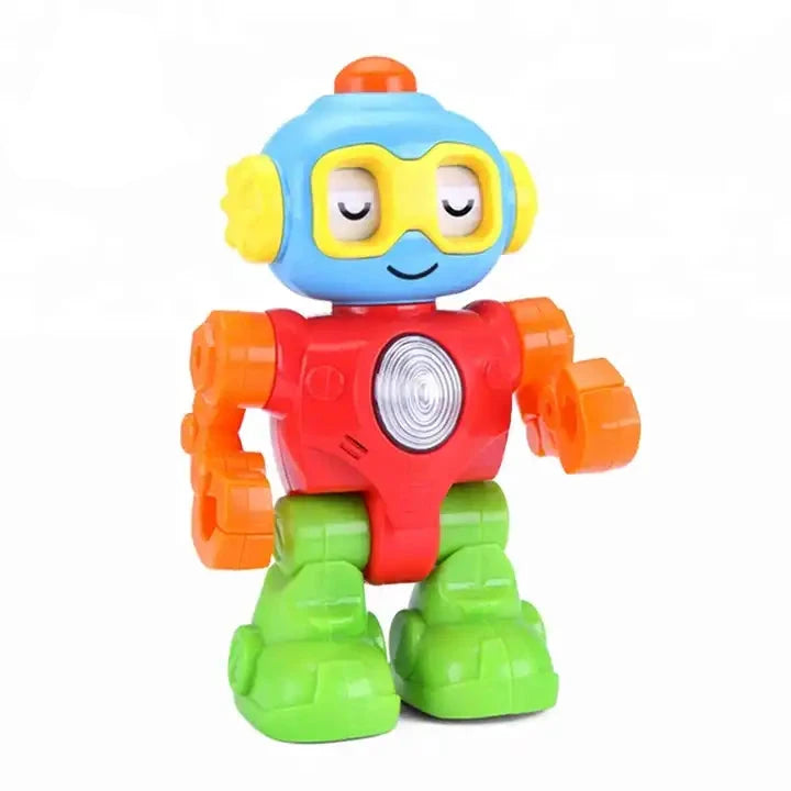 Educational Cartoon Robot Toy for Kids - Interactive Plastic Toy