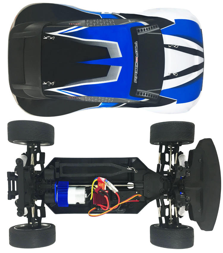 1/10 Scale 2.4G Full Proportional 4WD High-Speed RC Racing Rally Car Toy