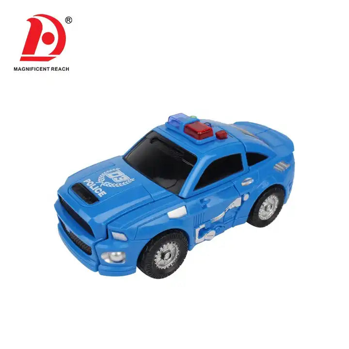 HUADA DIY One-Step Transforming Toy Car Robot Kit for Boys – Deformable Model Toy