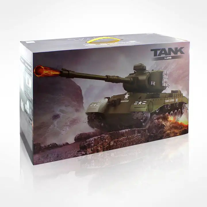 1/18 M26 Panzer Tank Remote Control Main Battle RC Tank - Airsoft Shooting Toy for Kids Aged 10-16