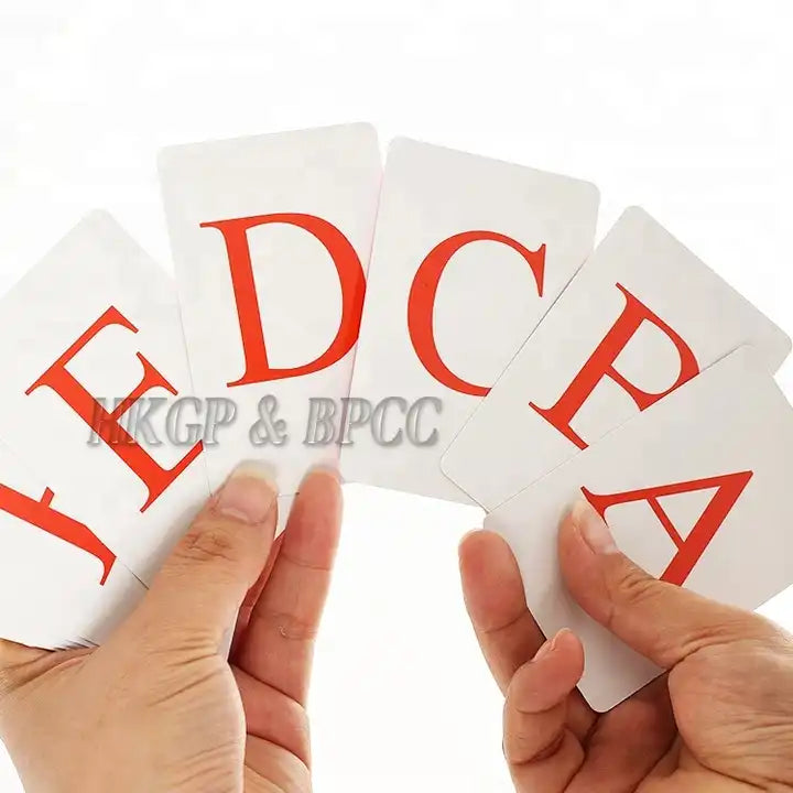 Learning Cards Game: Laminated Printed Flash Cards for Kids