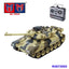 1:20 Scale Remote Control Army Tank Toy - Plastic RC Military Vehicle with Realistic Sound Effects