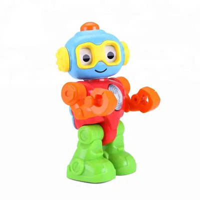 Educational Cartoon Robot Toy for Kids - Interactive Plastic Toy