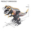 Infrared Remote Control Dinosaur Toy Set - 11 Channel RC Dinosaur Model