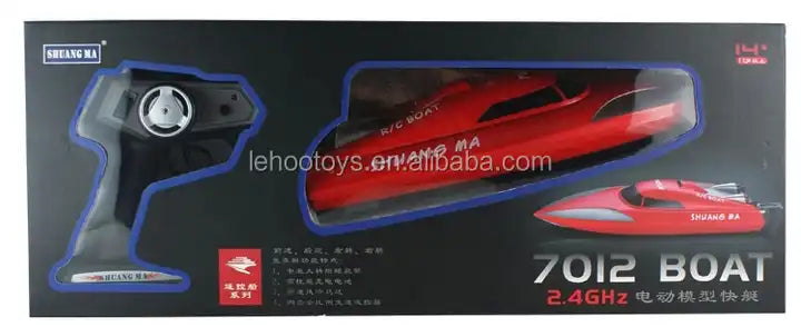 Battery Operated 2.4G 3-Channel High Speed Racing Boat 7012 – Speeds Up to 40KM/H for Summer Fun!