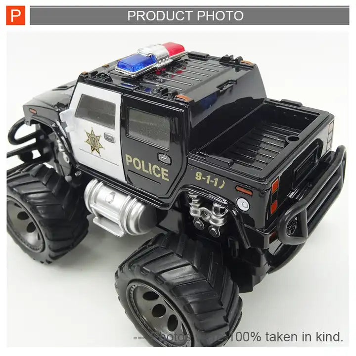 Remote Control Mini Police Truck - Kid-Friendly Drift RC Car Toy