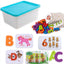 Flash Cards Early Education - Cognitive Card English Alphabet Flashcards for Kids