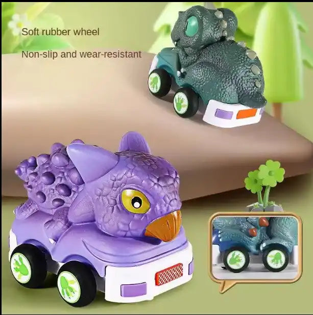 Remote Control Dinosaur Car - Realistic Stunt Vehicle for Kids