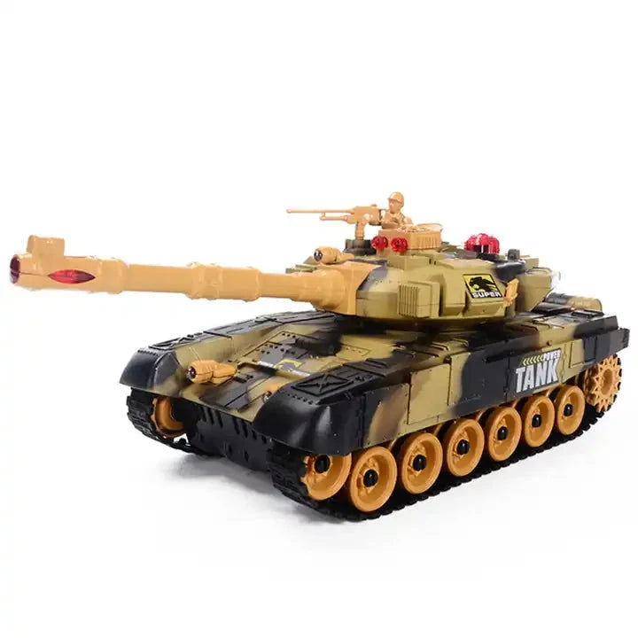 Remote Control Military Tank Toy - 4 CH RC Tanks for Kids - 2 Assorted Styles