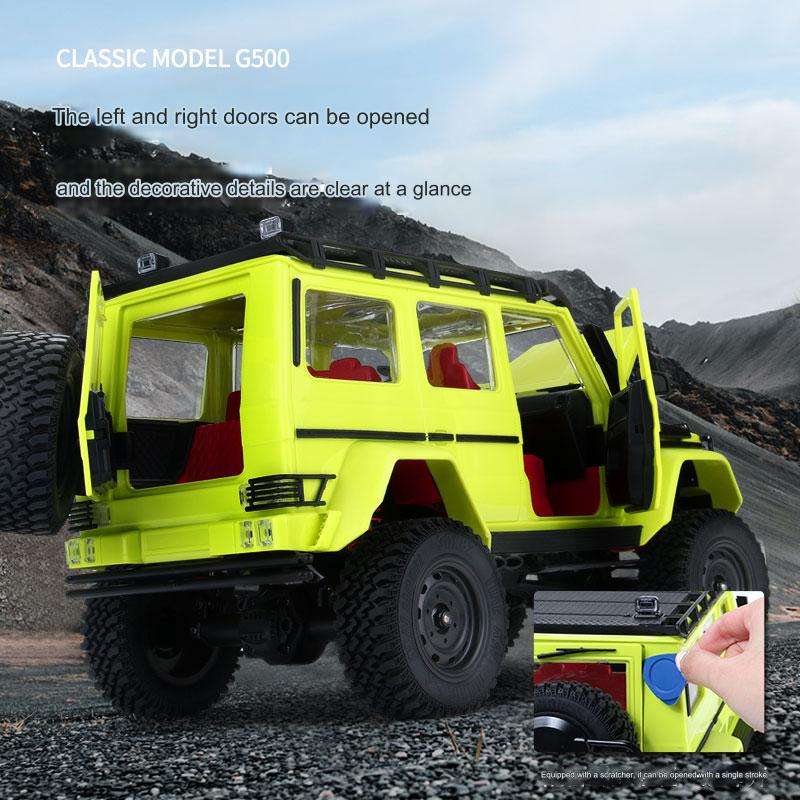 MN Models MN-86S 1/12 Off-Road RC Racing Car with 2.4GHz Remote Control - Brushed 390 20T Motor for Kids