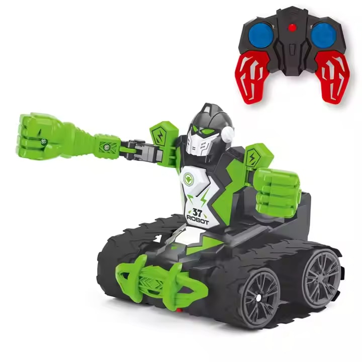 Four-Way Transformation Rc Robot Car Toy Kids Rc Car Four-Drive Two-Person Sparring Deformation Robot Remote Control Car Toys