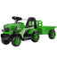 Multi-Function Electric Tractor with Rear Bucket - Educational Ride-On Toy for Kids